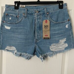 Denim shorts